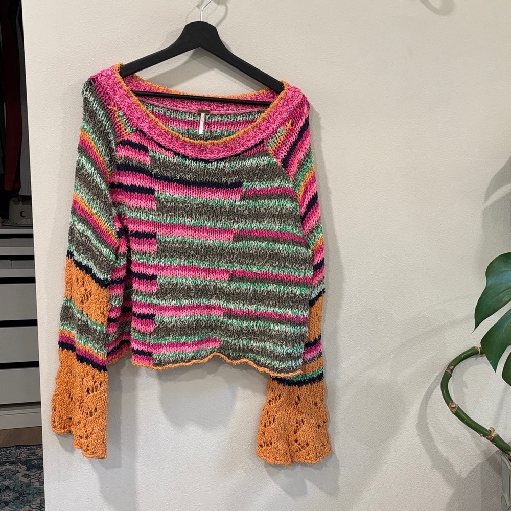 FP Movement by Free People Multicolor Knit Sweater